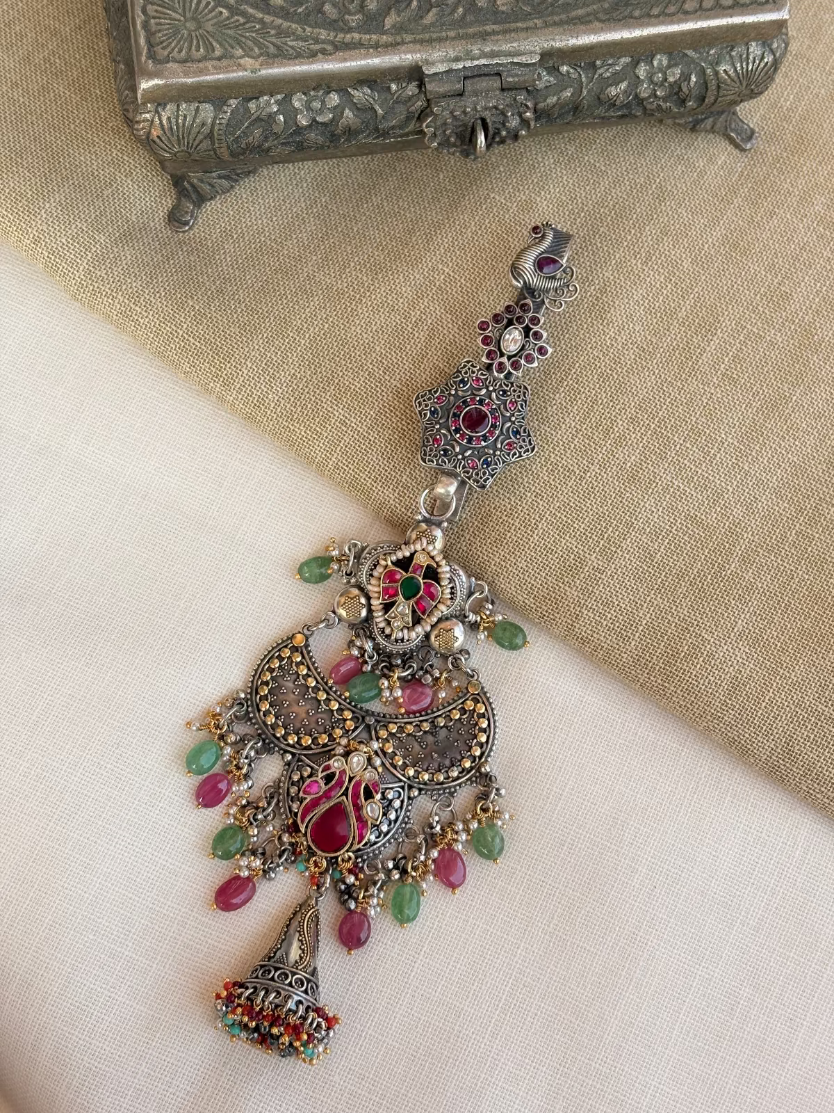 Noor Silver Key Ring