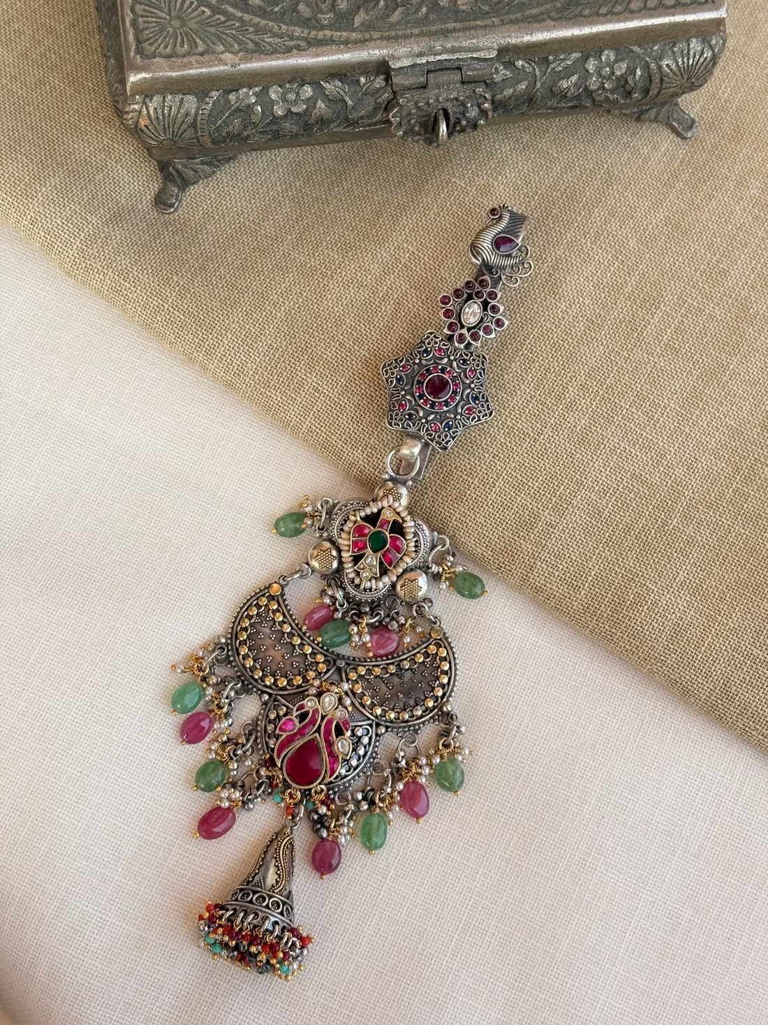 Noor Silver Key Ring