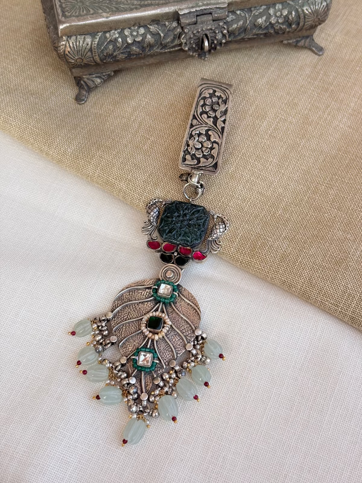 Hari Padi Silver Key Ring