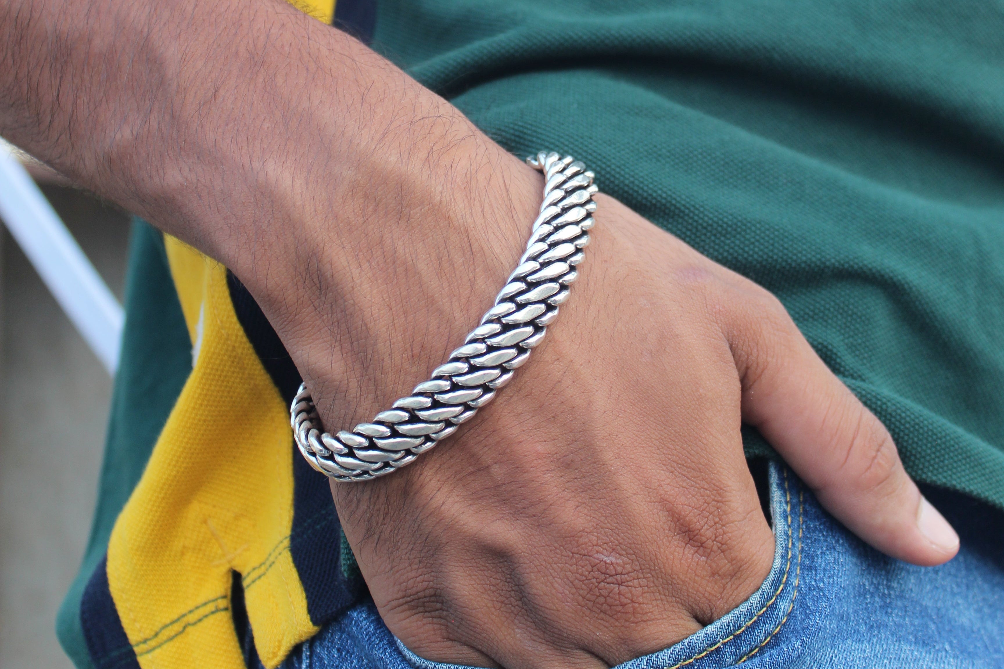 Silver Venom Men's Bracelet