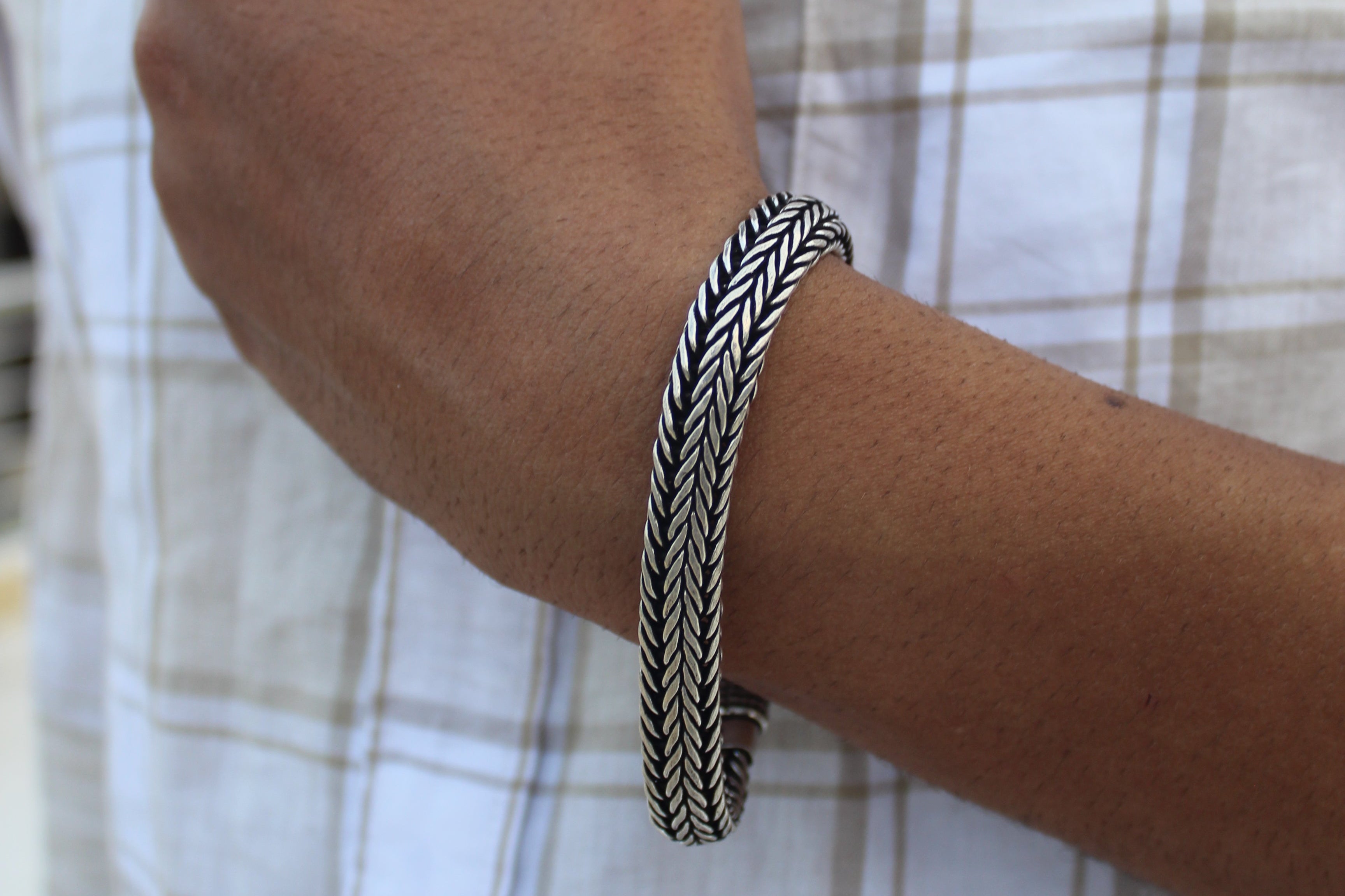 Silver Warrior Men's Bracelet