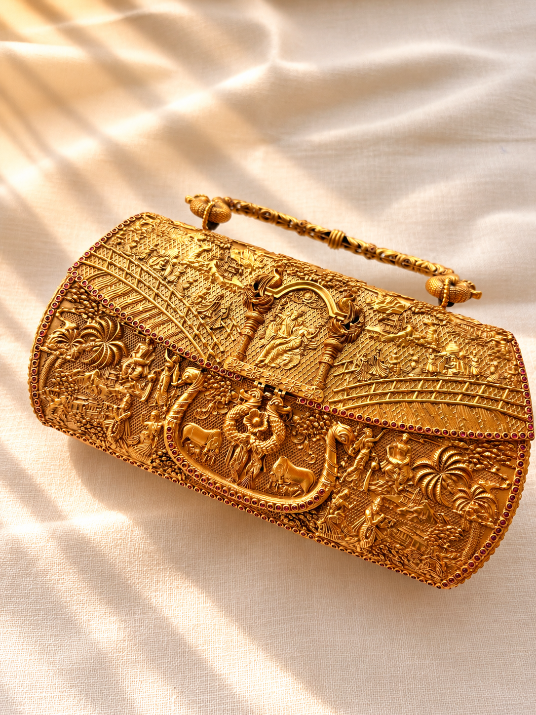 Radha Krishna 925 Silver Purse