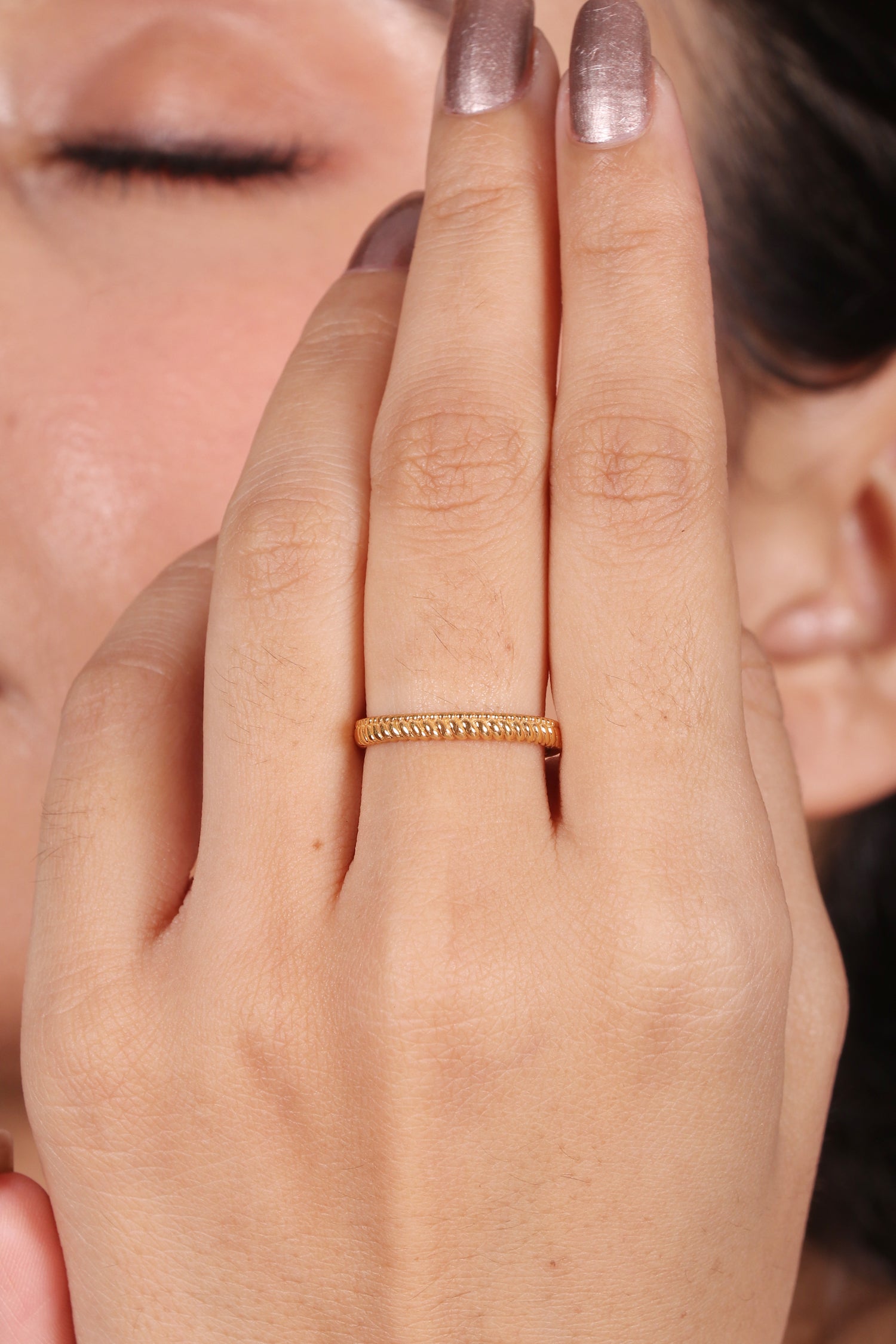 Gold Plated Thin Ring