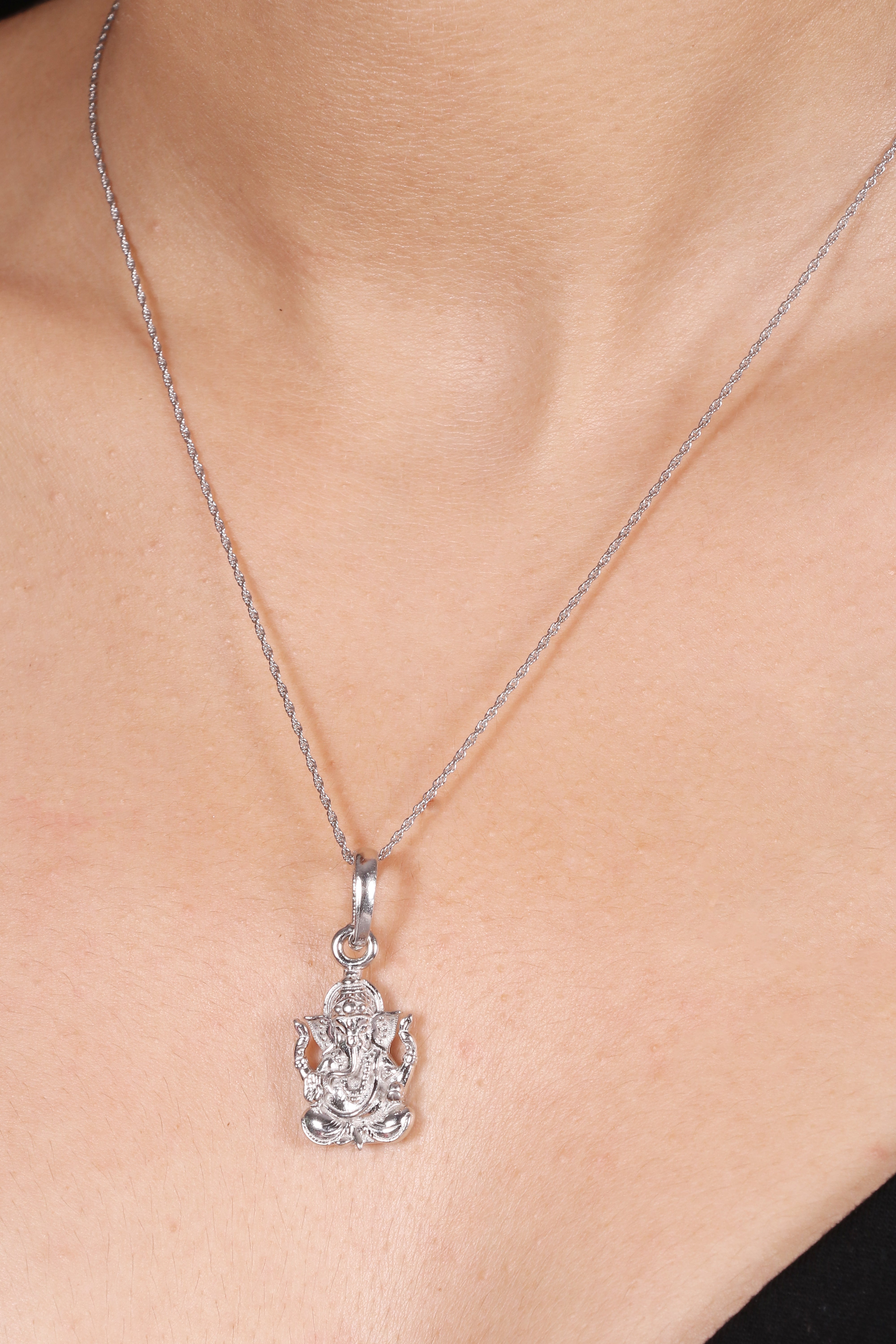 Silver Lord Ganesh Pendant