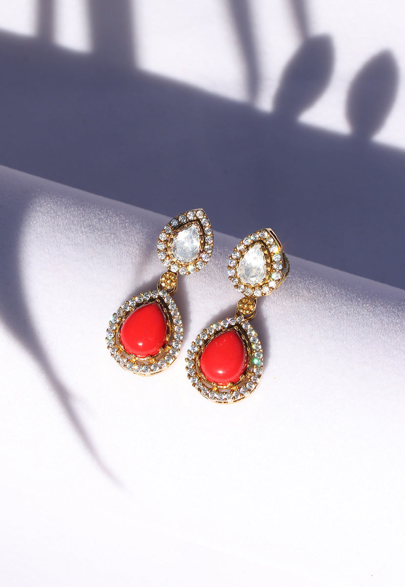Tangerine Spark Earrings For Women