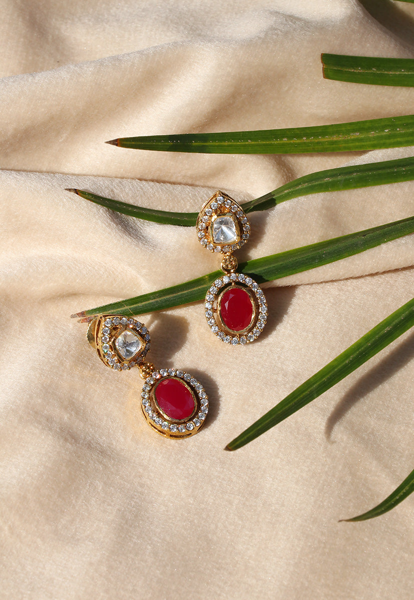 Victorian style Red Style Earrings