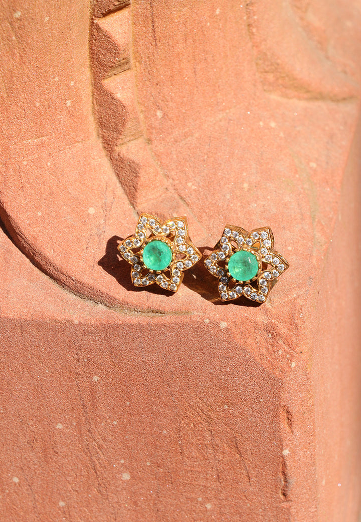 Star Sterling silver studs