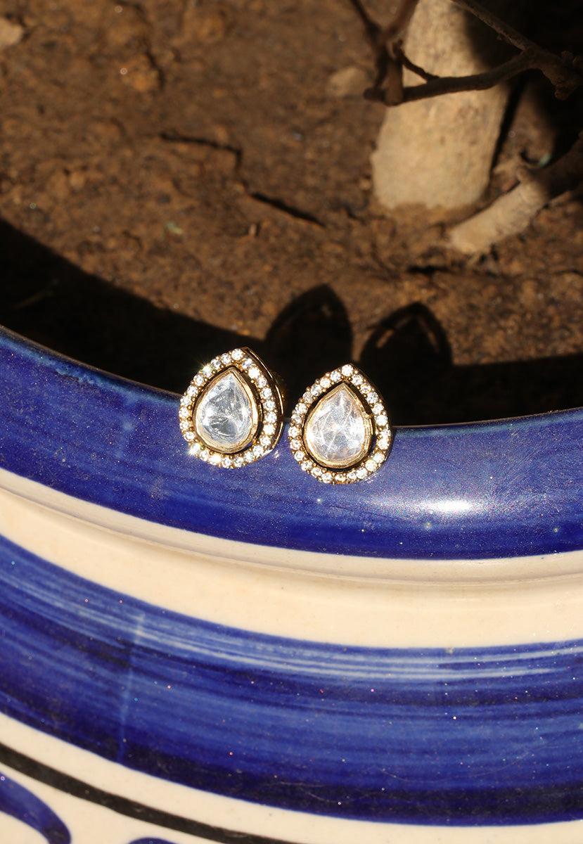 White Stone Stud For Daily Wear 