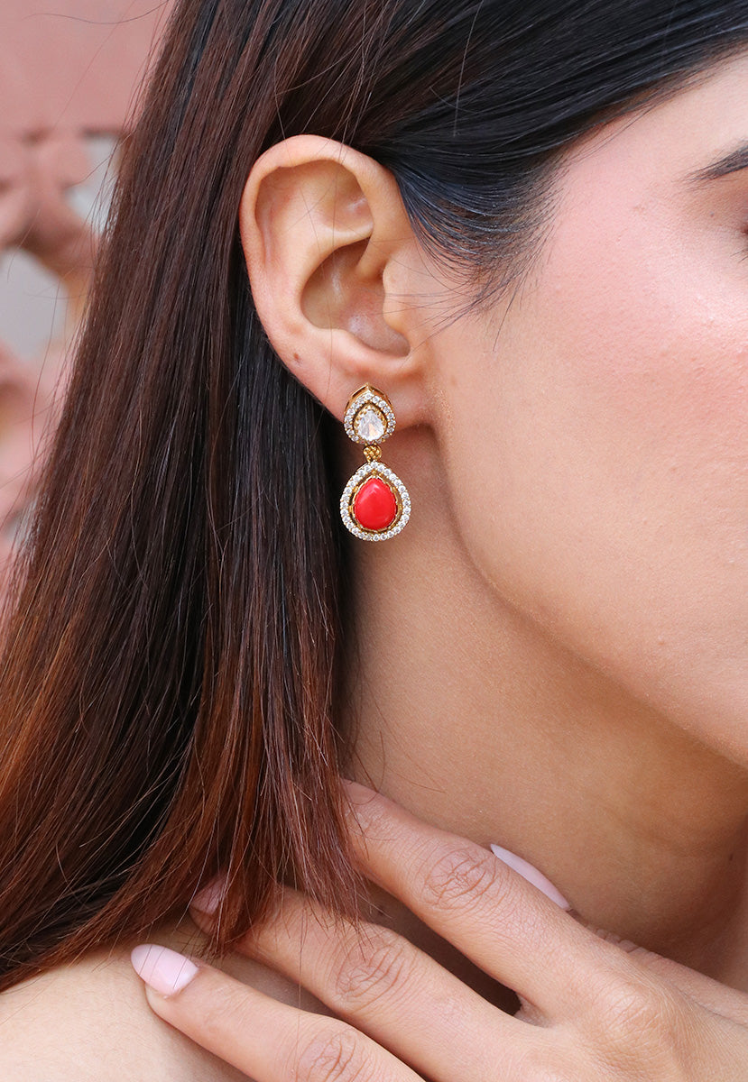 Tangerine Spark Earrings For Women