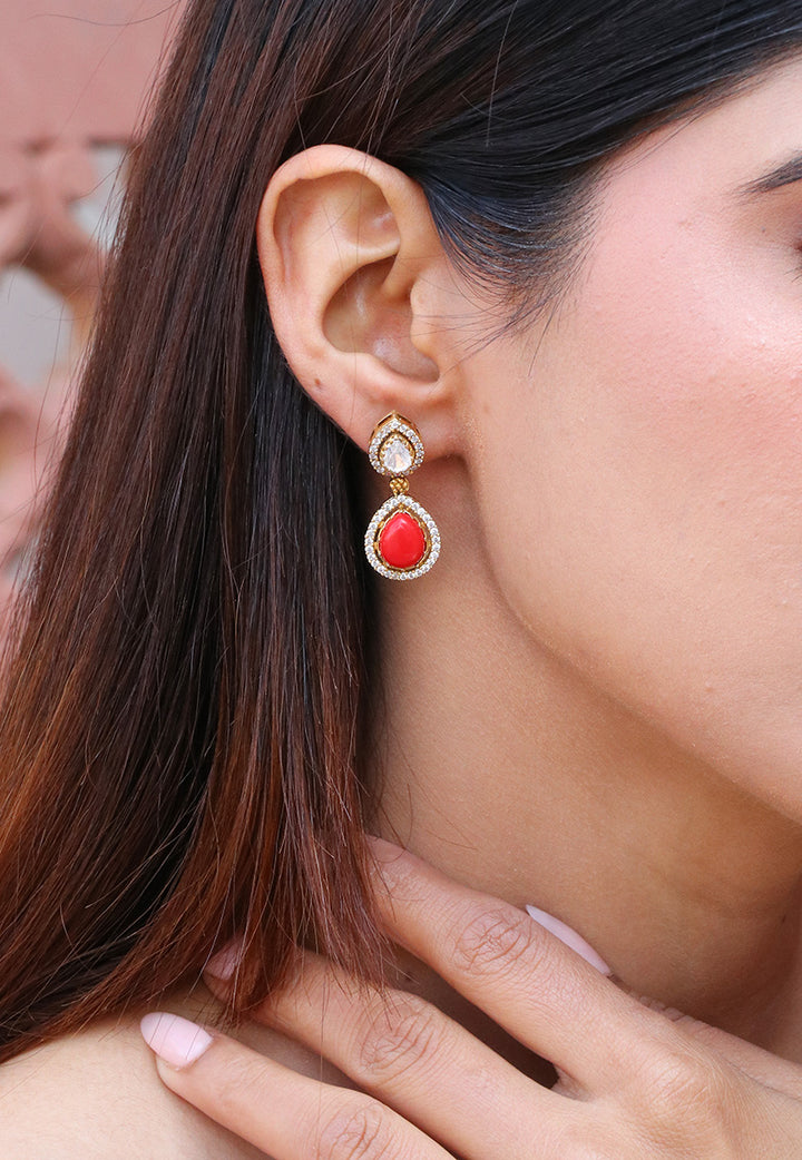 Tangerine Spark Earrings For Women