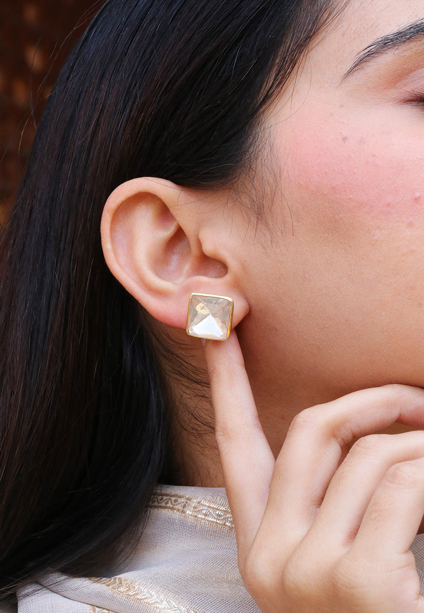 MoonStone Stud For Daily Wear