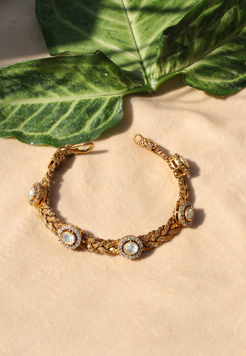 Traditional Threaded Diamond Bracelet