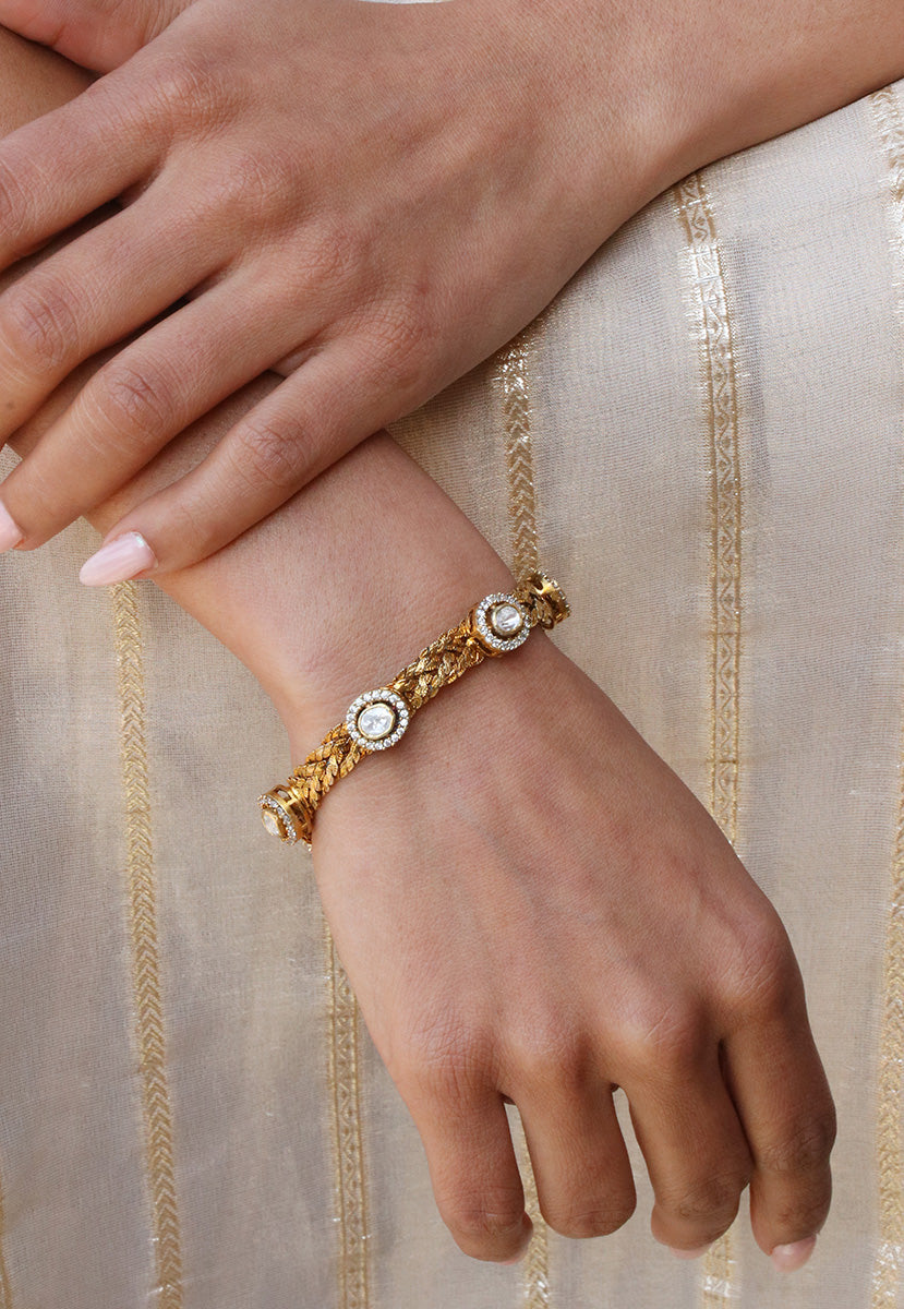 Traditional Threaded Diamond Bracelet