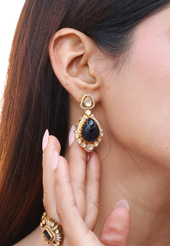 Amara Amethyst Drop Necklace Set