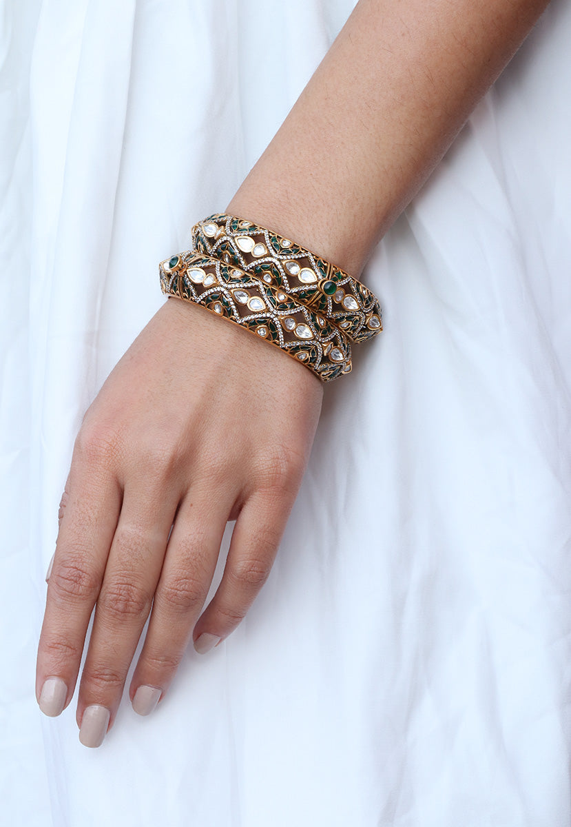 Green Garden Bangle (1 pc)