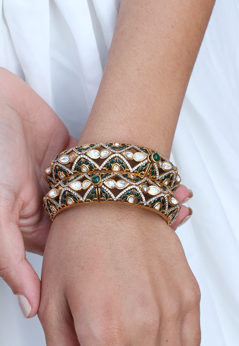 Green Garden Bangle (1 pc)
