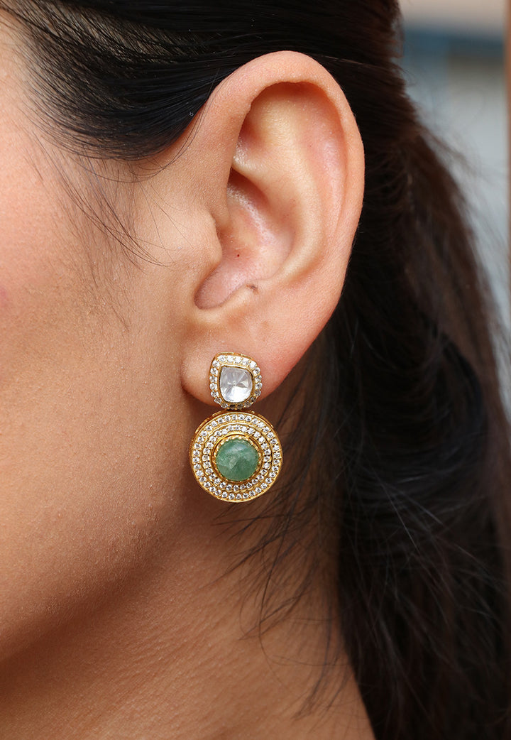 Minimal Green Necklace Set