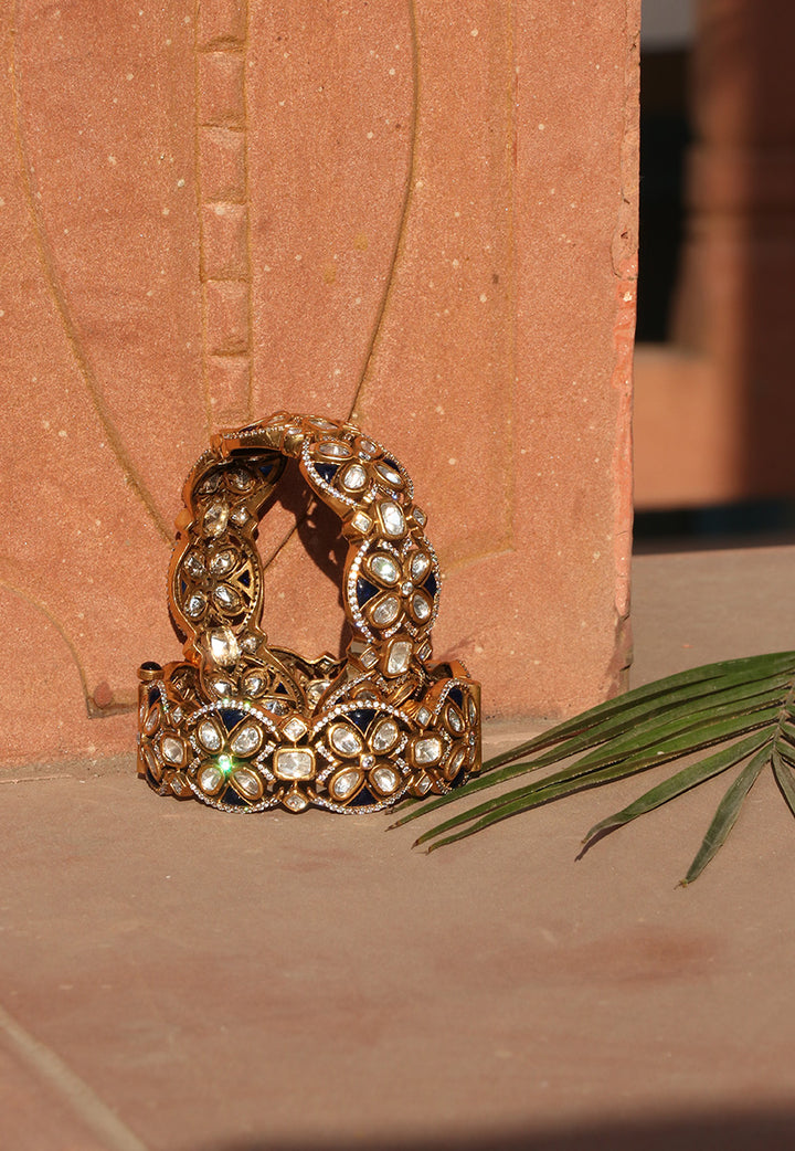 Phool Blue Stone Bangle (1 pc)