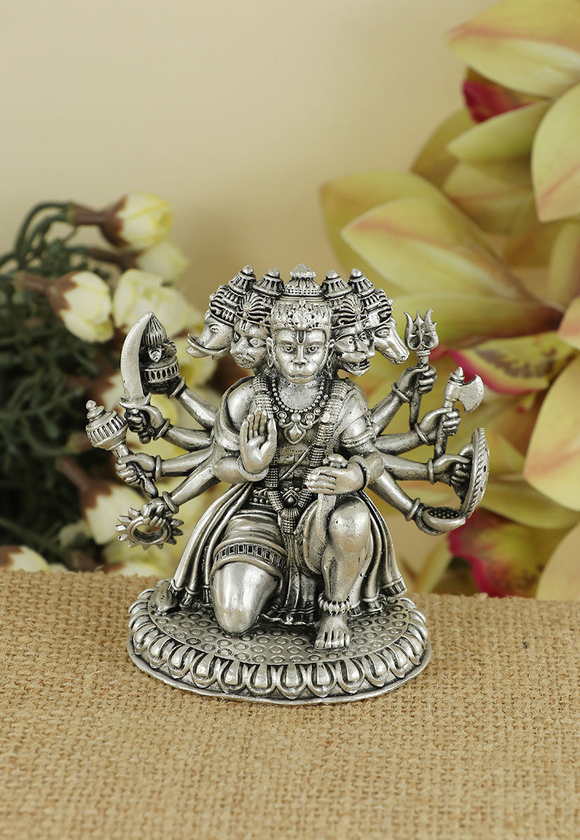 Silver Panchamukhi Hanuman murti for Mandir & gifting