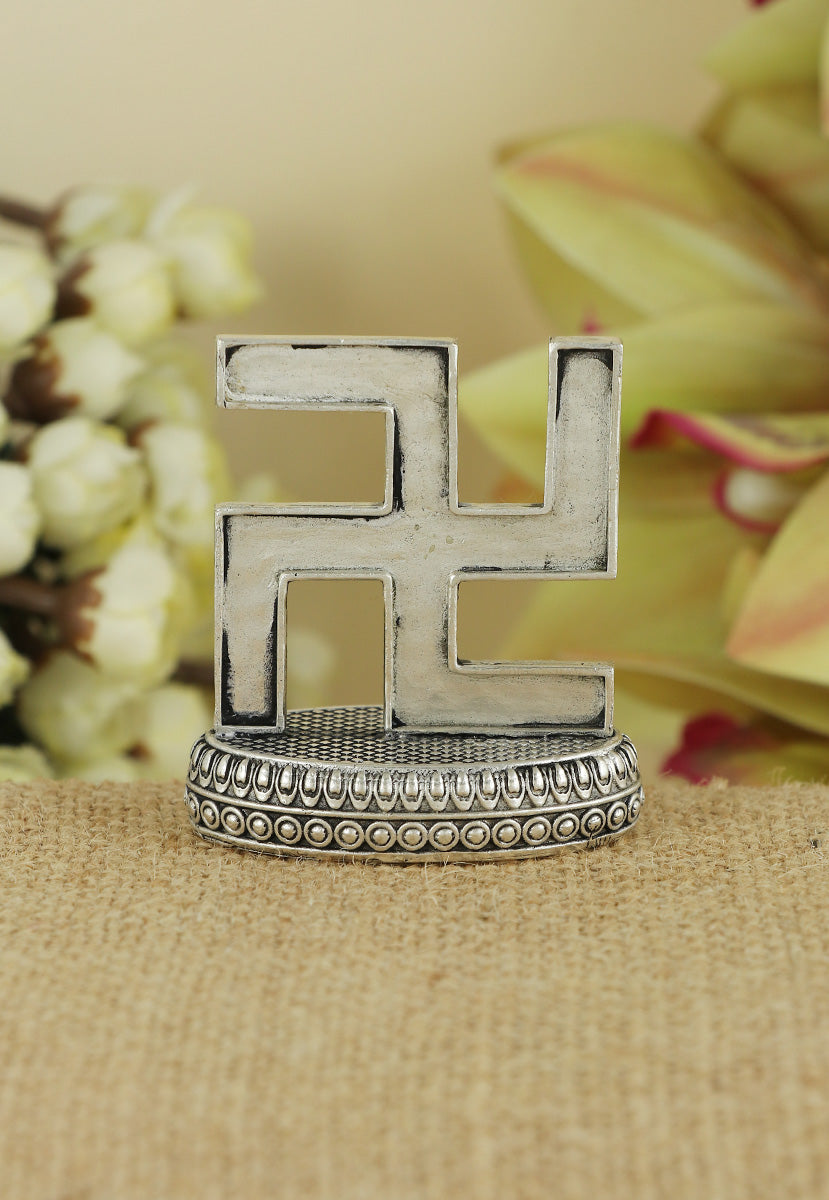 Silver Swastik for Mandir & gifting