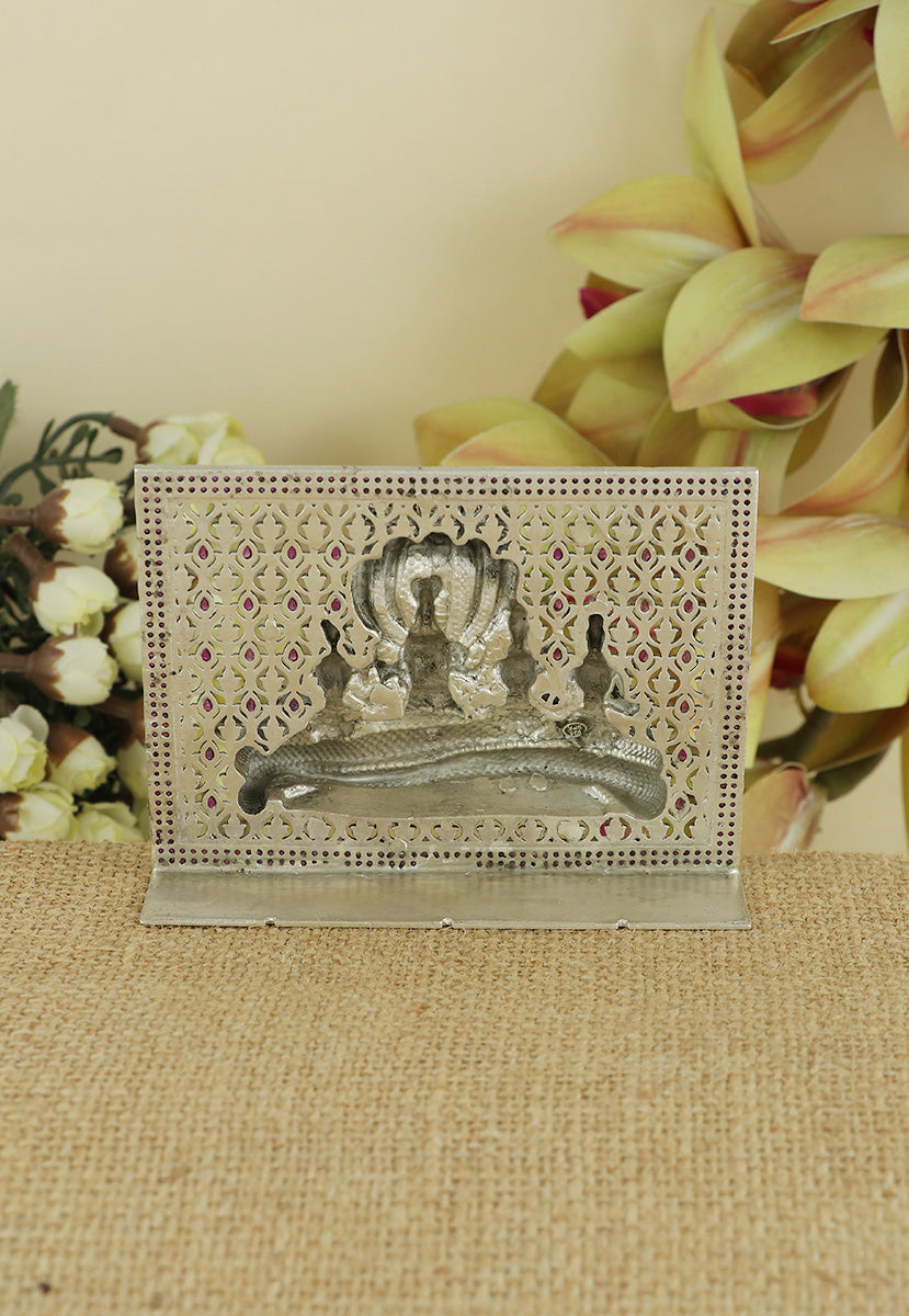 Silver Vishnu & Lakshmi Idol for Mandir & gifting
