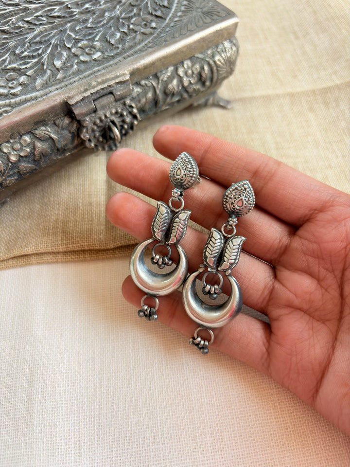 Silver Chandani Tribal Earrings