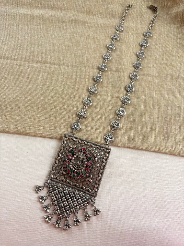 Silver Ganesha Heritage Juda Necklace