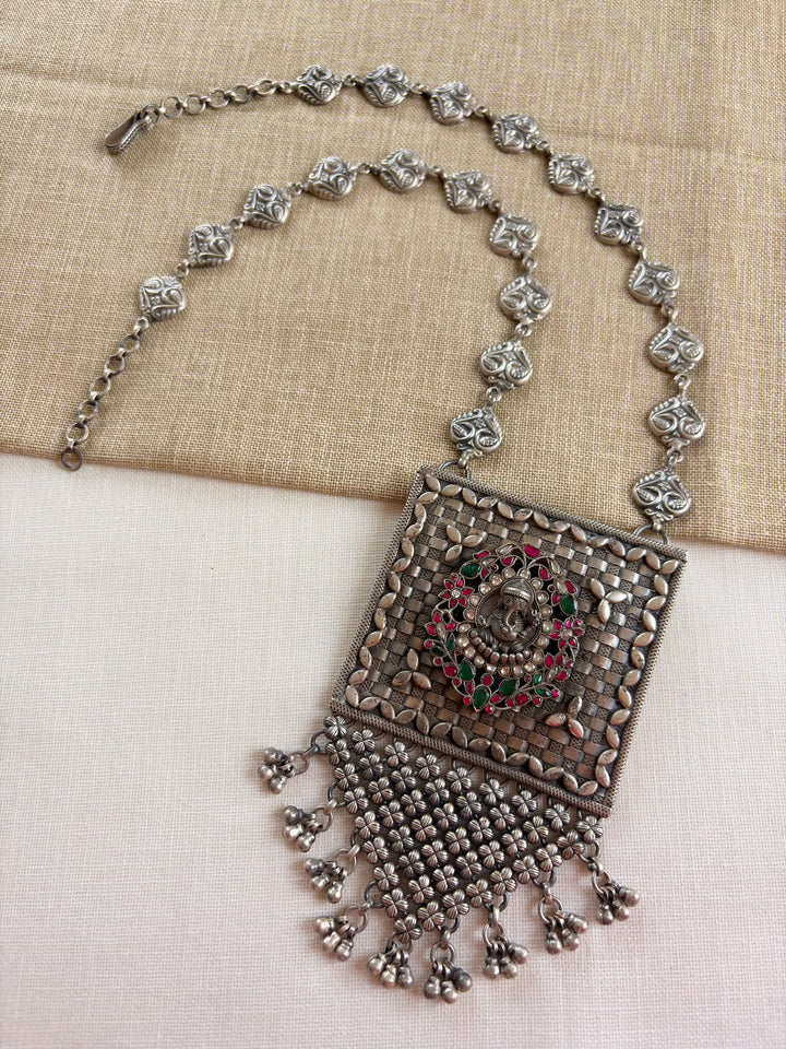 Silver Ganesha Heritage Juda Necklace