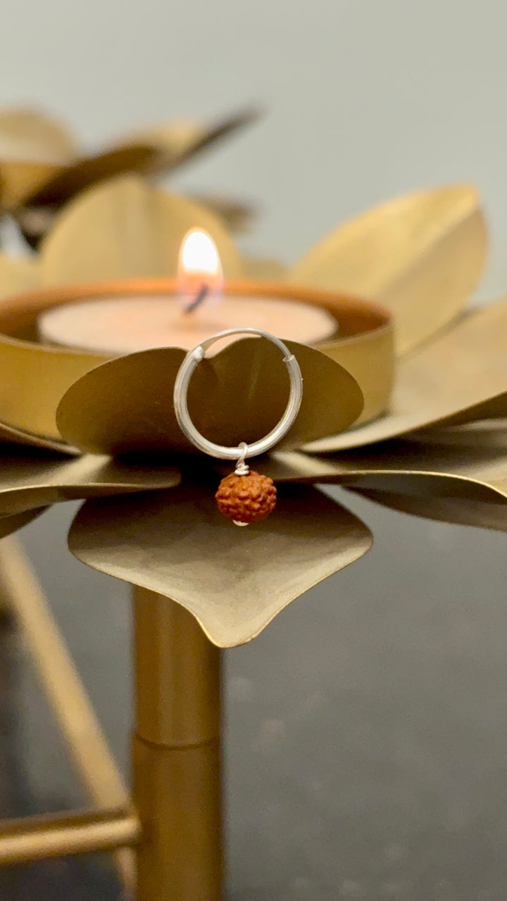 Silver Rudraksh Bali