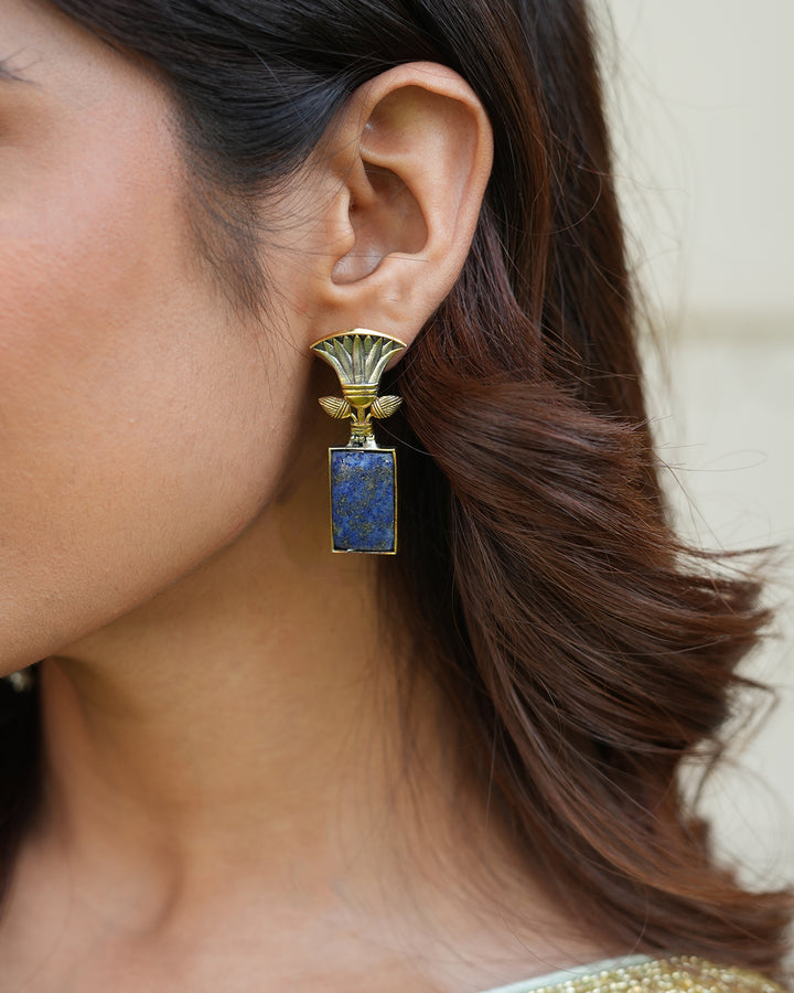 Lapis Lazuli earrings silver