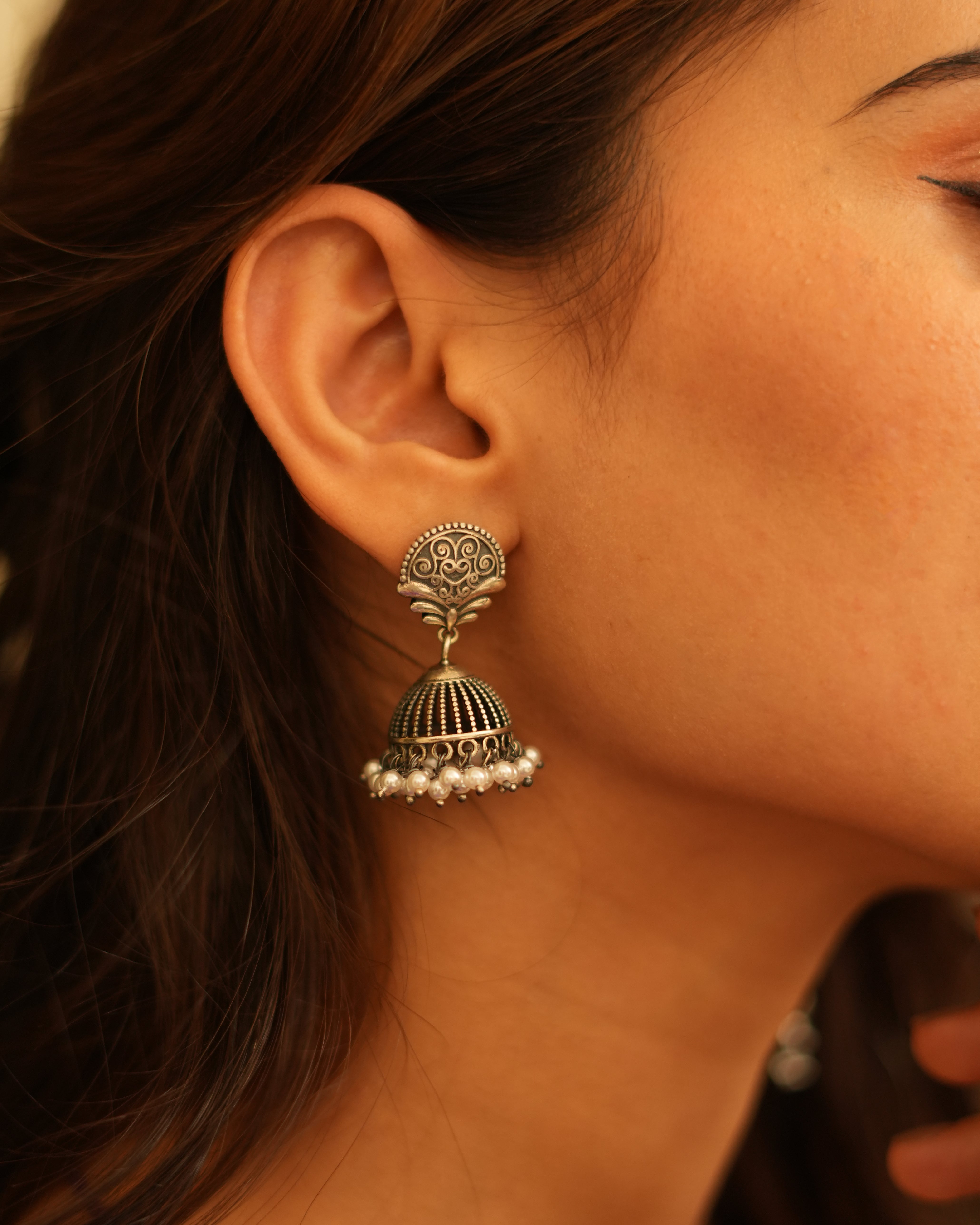 Silver Earrings 
