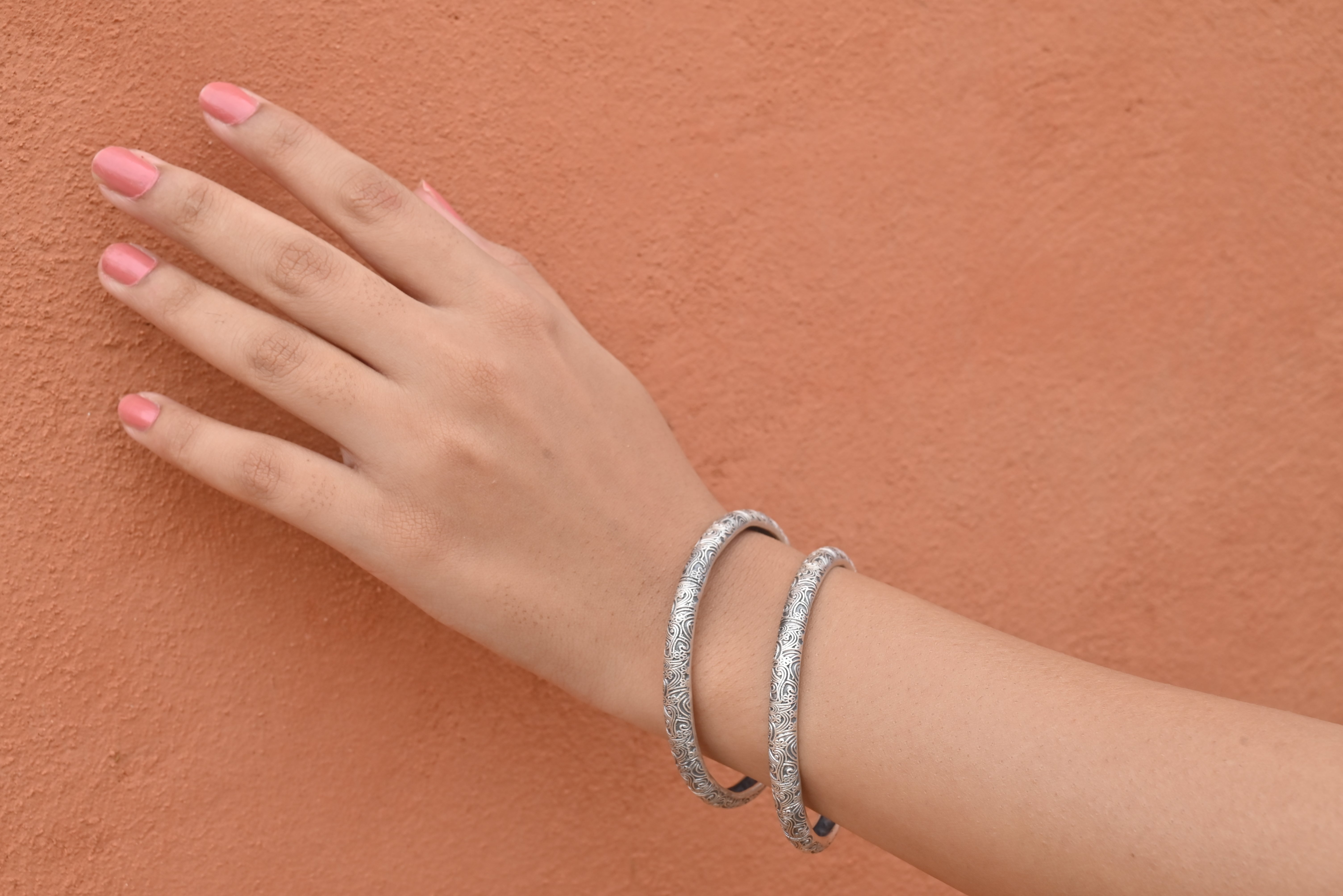 Silver Bangles