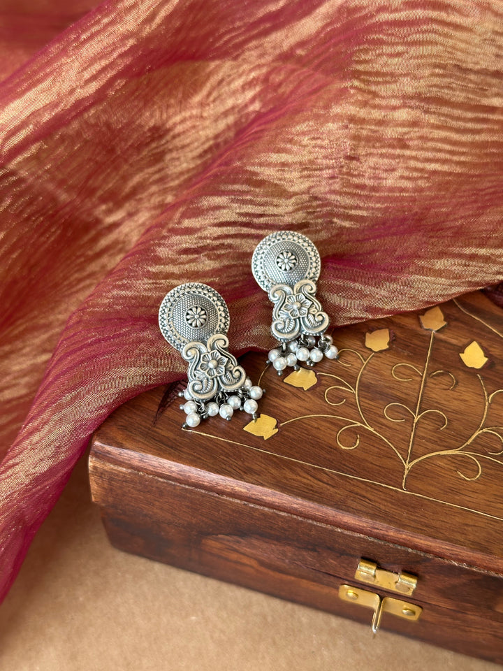 

Silver Oxidised Earrings