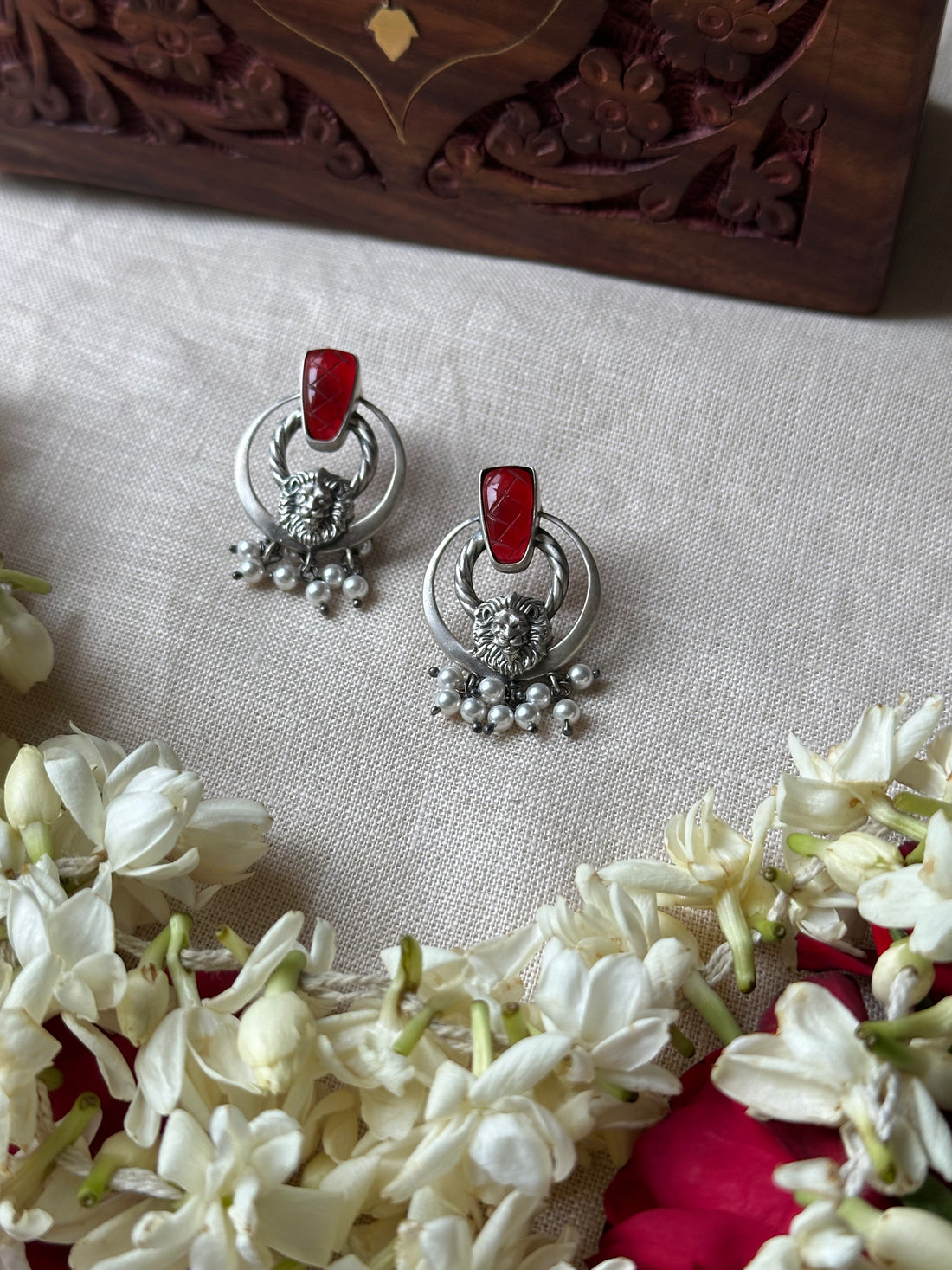 
Silver Oxidised Earrings