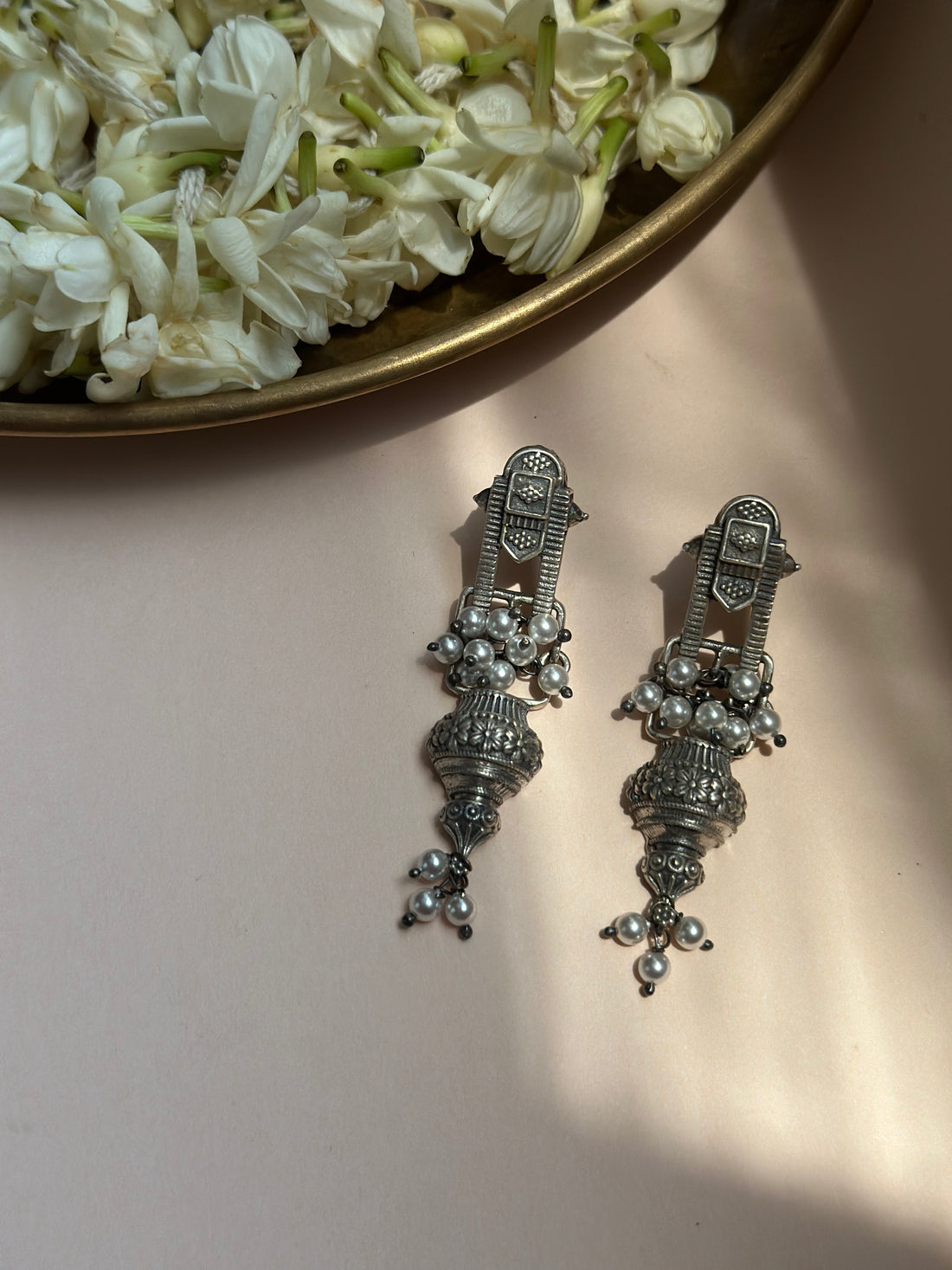 Silver Oxidised Earrings
