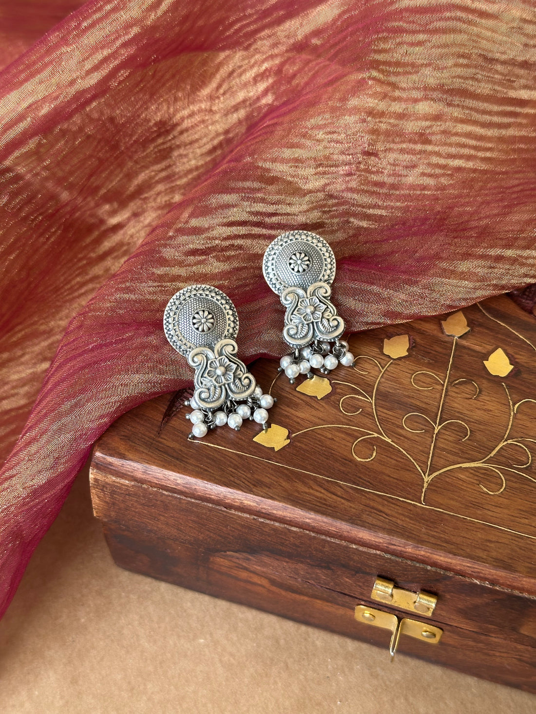 

Silver Oxidised Earrings