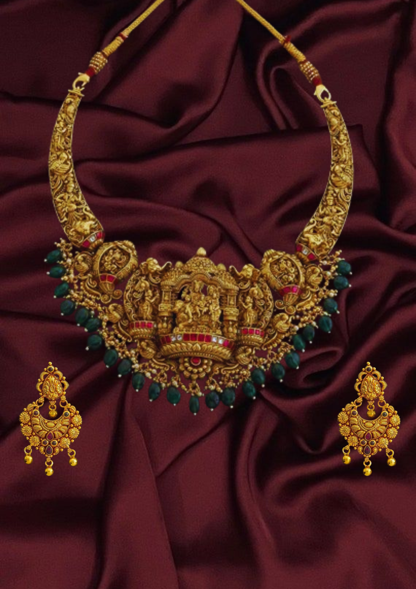 Silver Temple Necklace