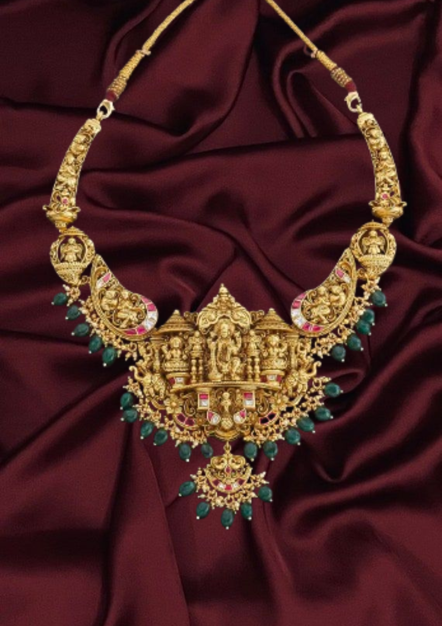 Silver Temple Necklace