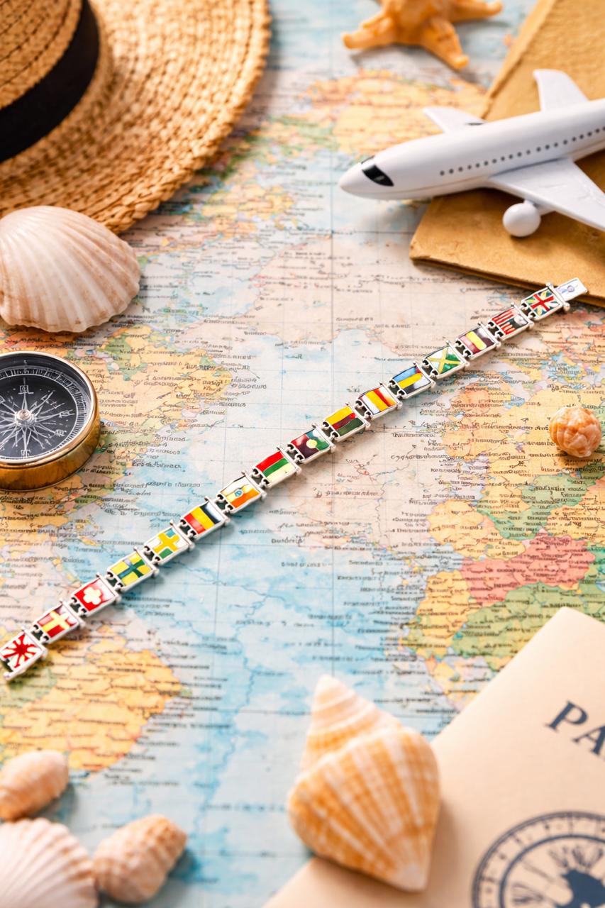 Traveler Silver Bracelet