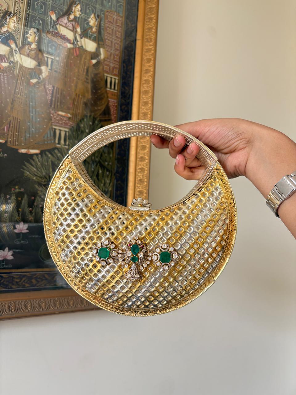 Silver Mango Purse
