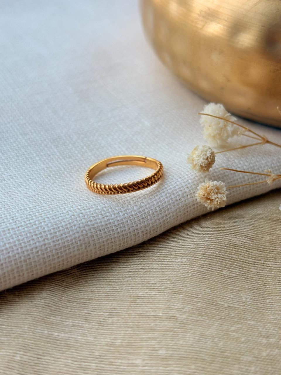 Gold Plated Thin Ring