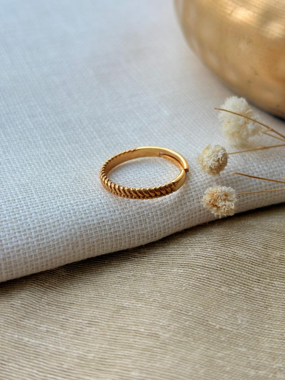 Gold Plated Thin Ring