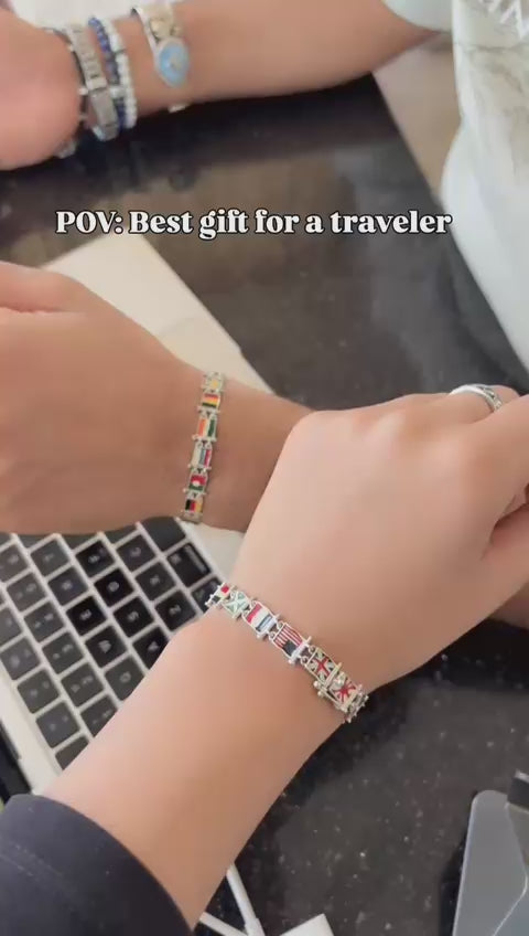 Traveler Silver Bracelet