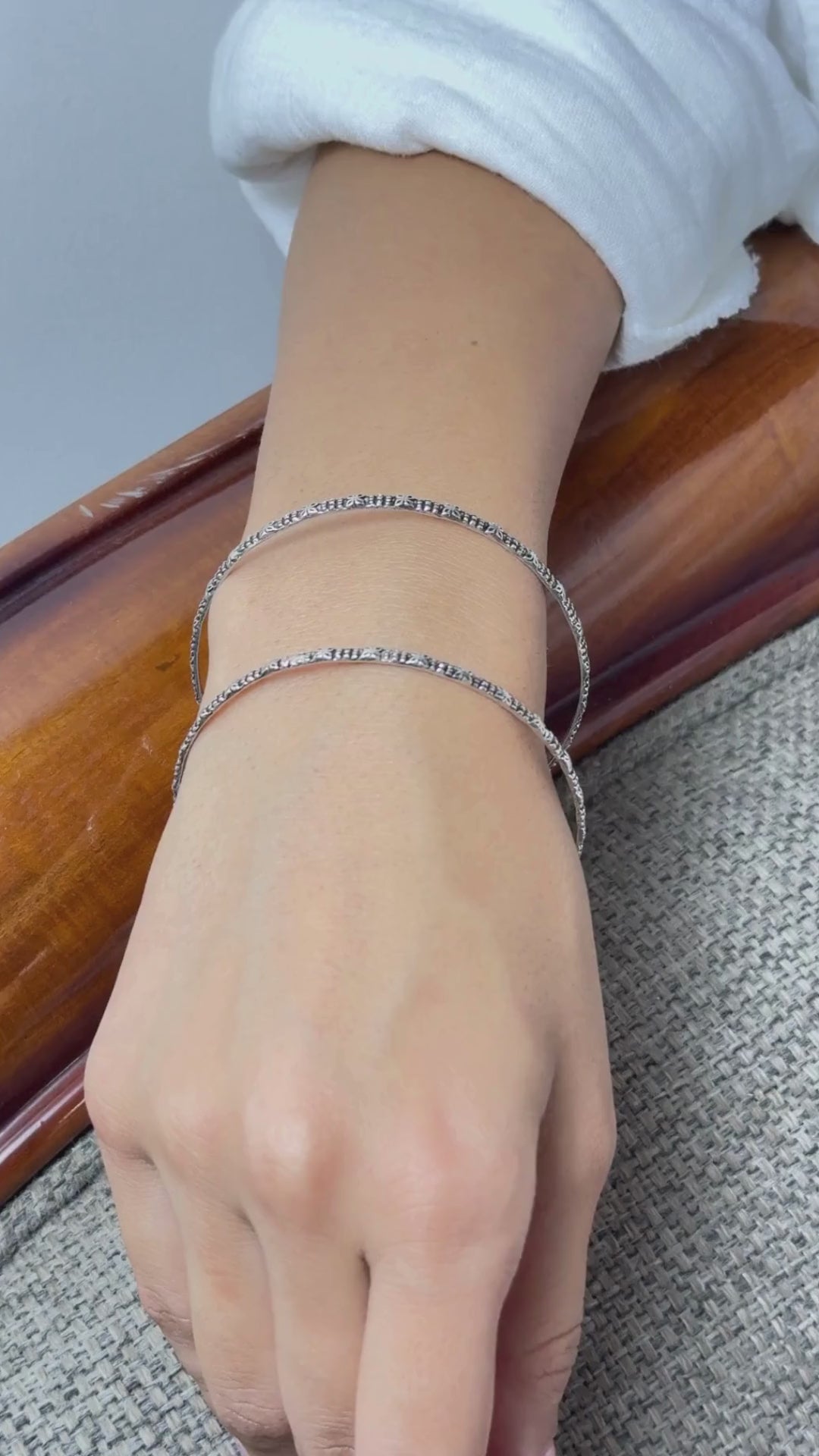 925 Silver Simple Design bangle – 925 silver
