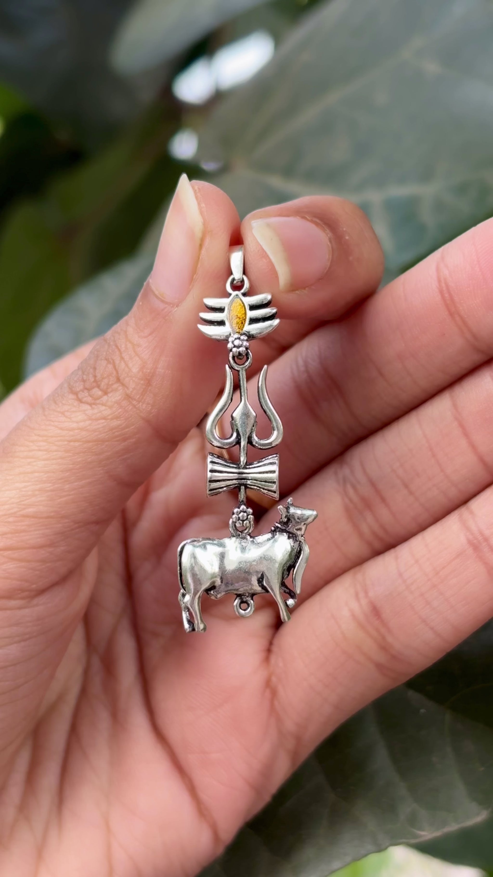 Varanasi Shiva Pure Silver Pendant