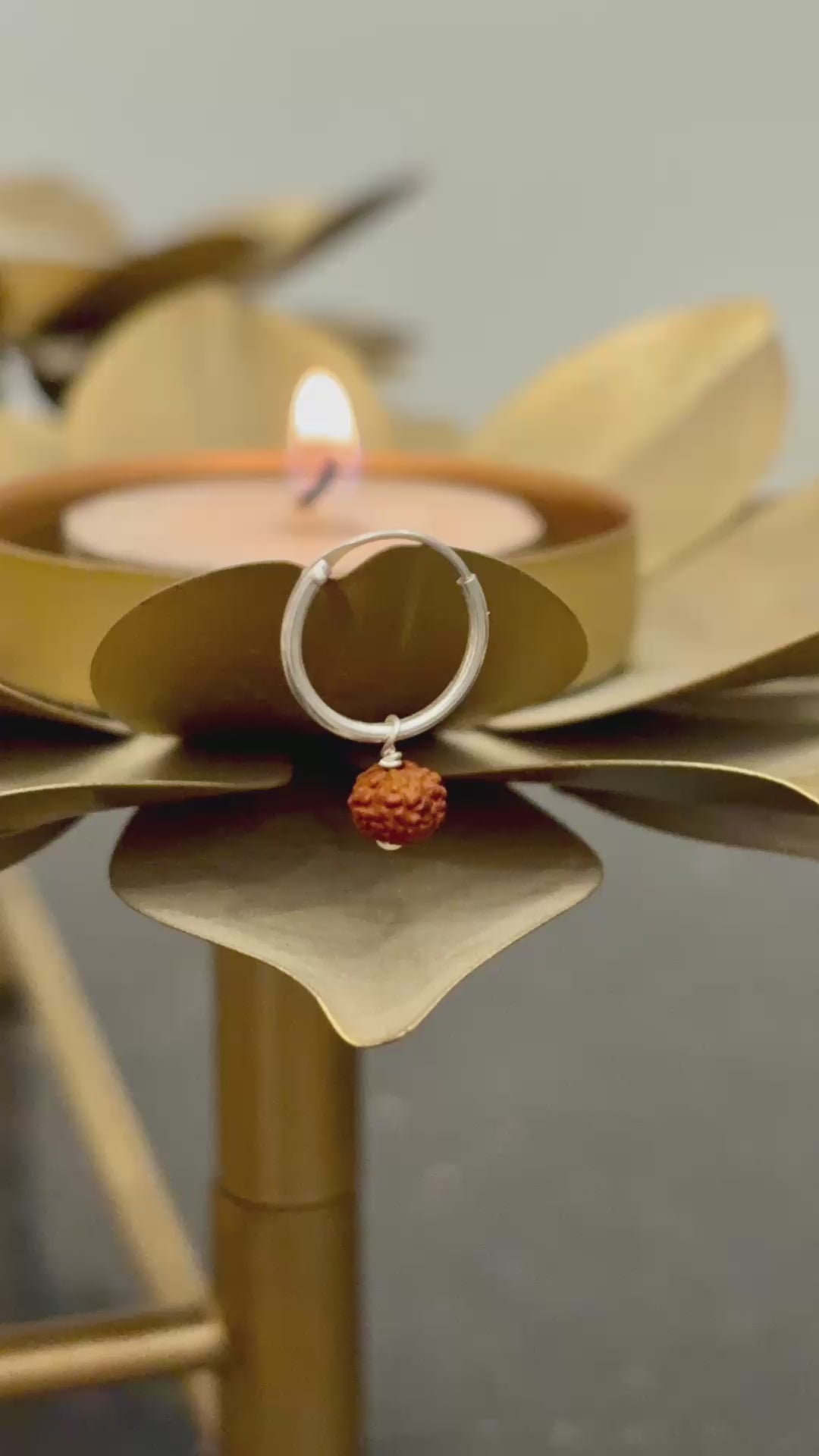 Silver Rudraksh Bali