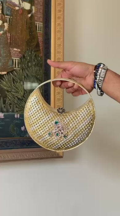 Silver Mango Purse
