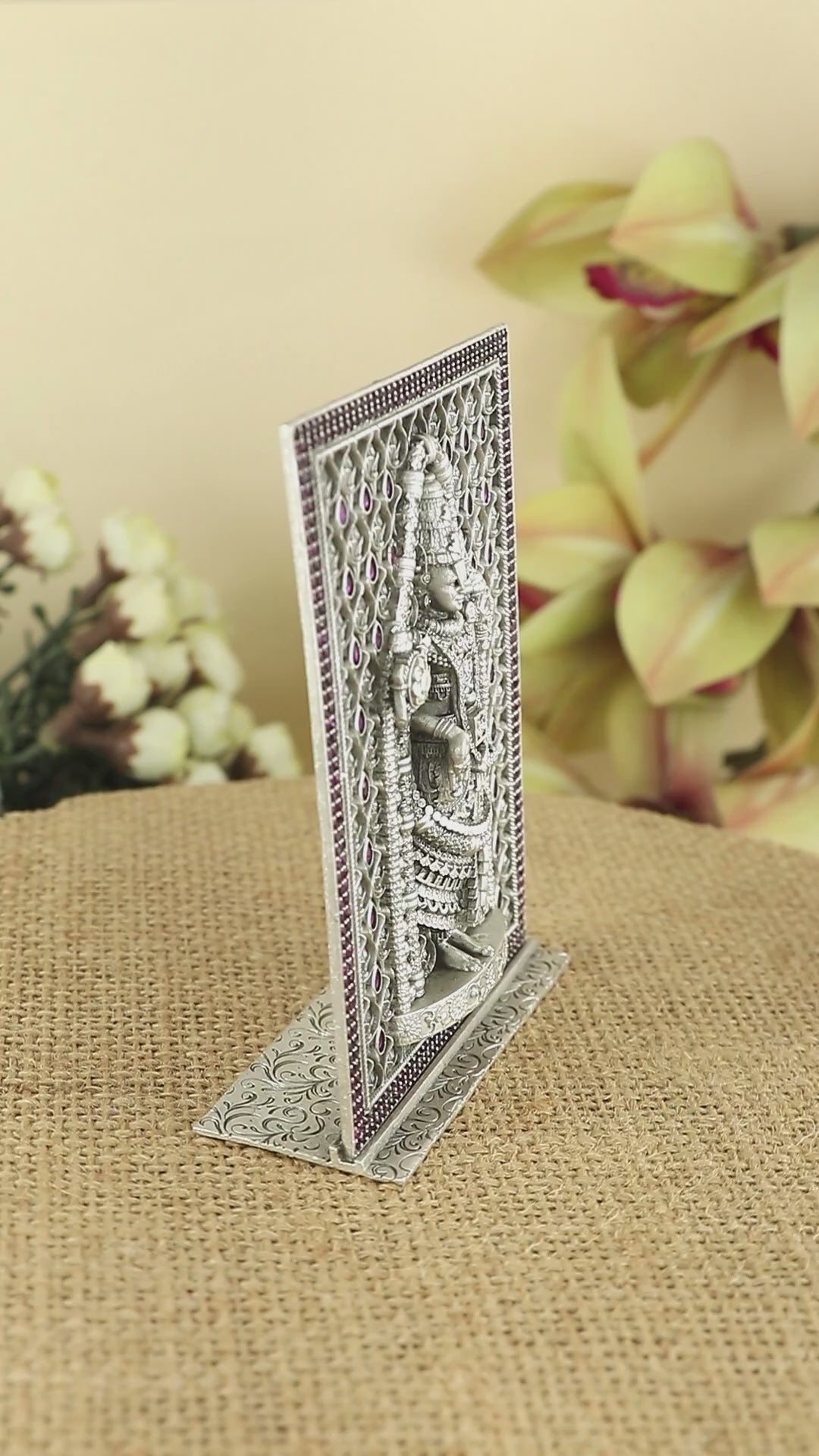 Silver Tirupati Balaji Idol for Mandir & gifting