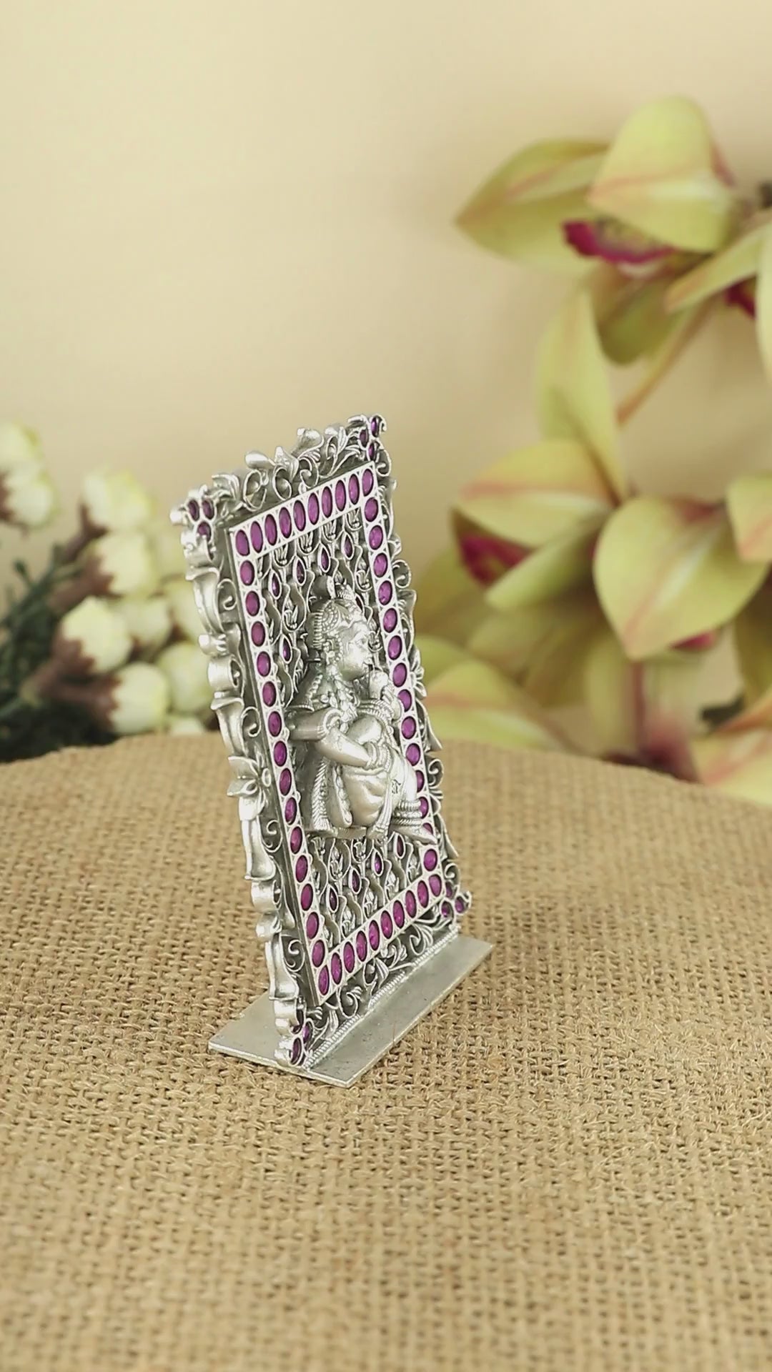 Silver Bal Gopal Idol for Mandir & gifting