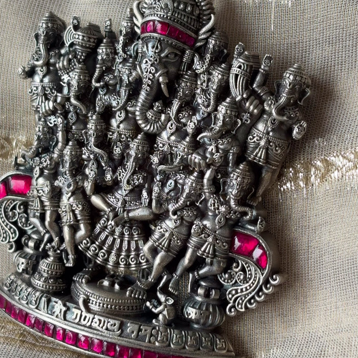 Antique Ganesha Silver Pendant without Chain
